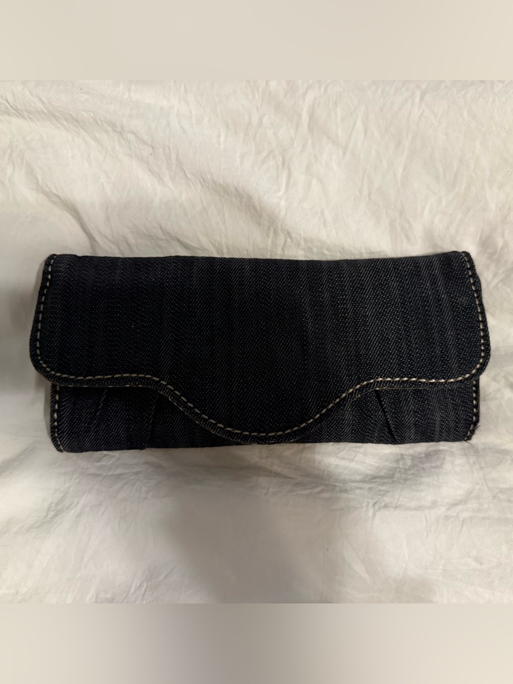 Thirty-One Dark Denim Long Wallet